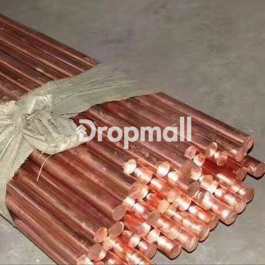 Đồng đỏ tiếp địa phi tròn đặc các loại - Đồng đỏ tiếp địa tròn đặc