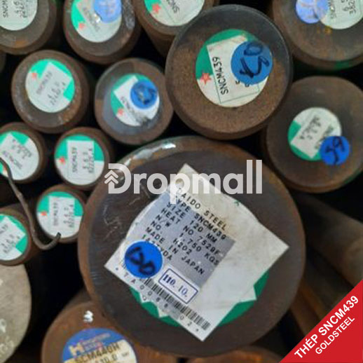 Thép tròn SNCM439 Daido Japan Nhật Bản - Sơn Đen