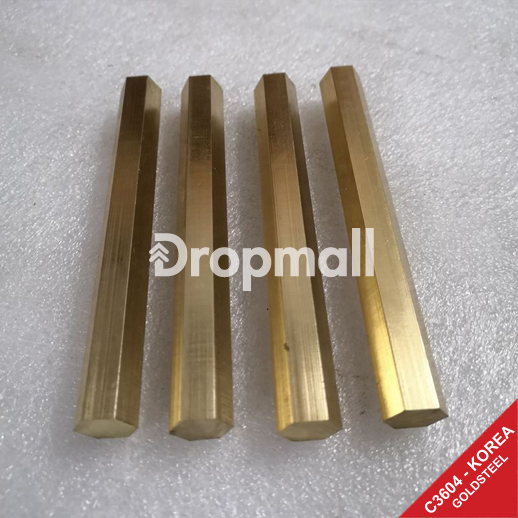 Đồng thau vàng lục giác C3604 China Trung Quốc - Vàng