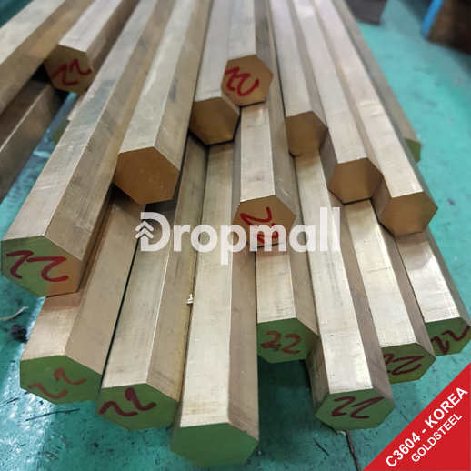 Đồng thau vàng lục giác C3604 China Trung Quốc - Vàng đồng thau