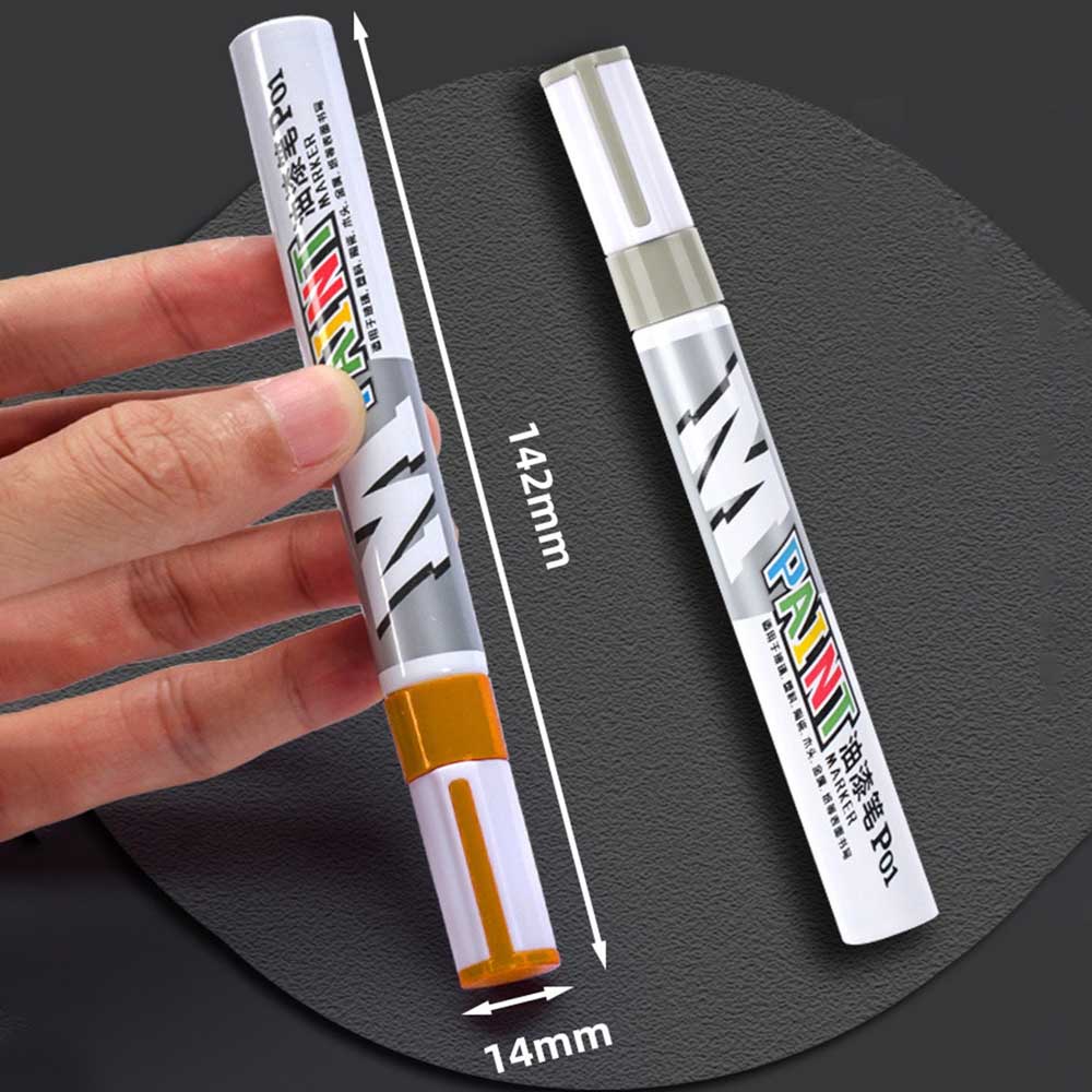 Bút Sơn Công Nghiệp Viết Được Trên Kính, Kim Loại, Gốm, Nhựa, Gỗ - Ngòi 2mm - 728 - Bút sơn màu Đồng