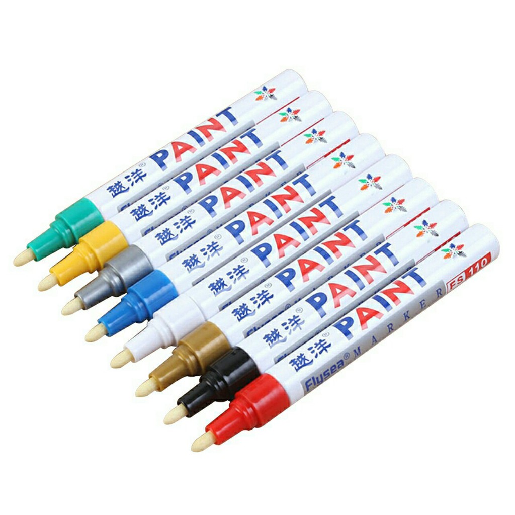 Bút Sơn Công Nghiệp Viết Được Trên Kính, Kim Loại, Gốm, Nhựa, Gỗ - Ngòi 2mm - 728 - Bút sơn màu Tím