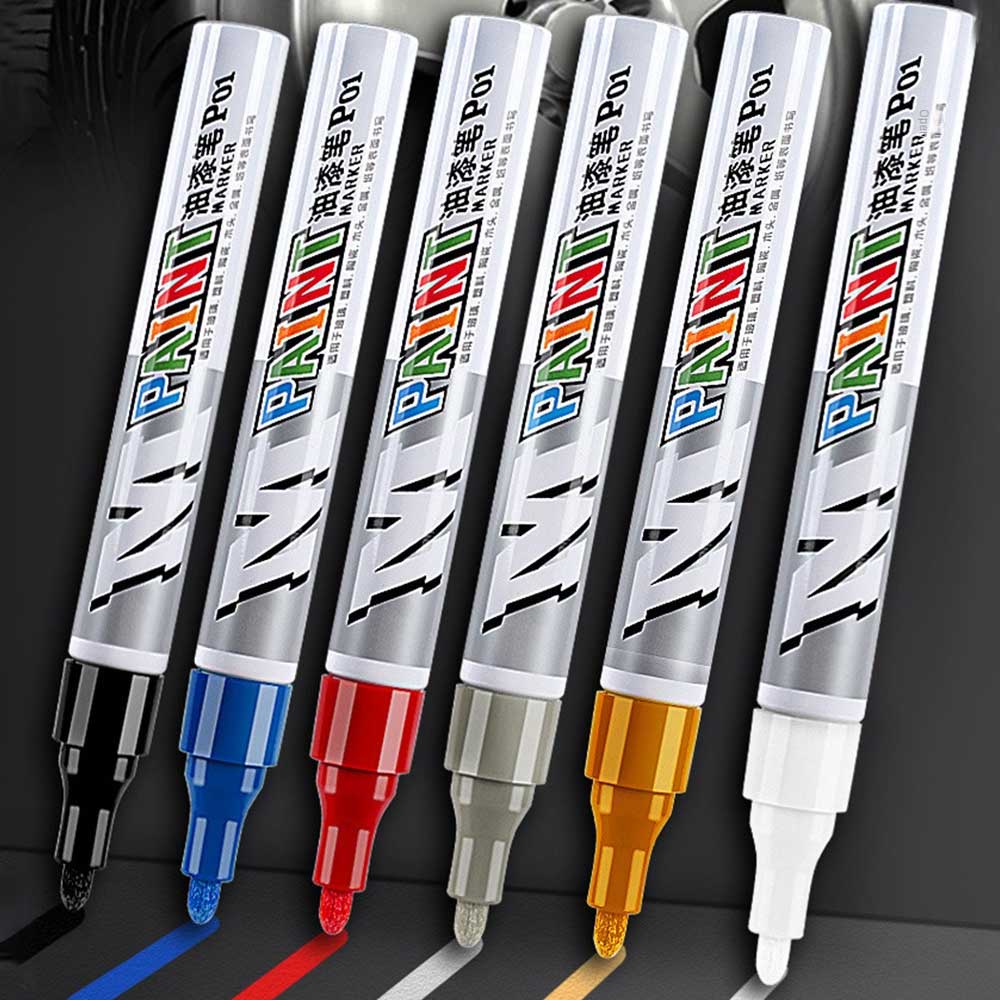 Bút Sơn Công Nghiệp Viết Được Trên Kính, Kim Loại, Gốm, Nhựa, Gỗ - Ngòi 2mm - 728 - Bút sơn màu Nâu